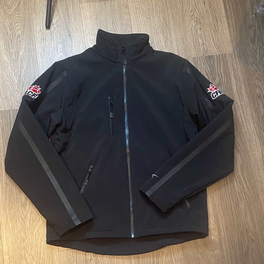 Reebok Black CFL Logo Performance Zip Jacket Men's M - Picture 16 of 16